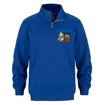 Adult 1/4 Zip Sweatshirt *Embroidered Logo *DT Flim Logo & Personalized* Thumbnail